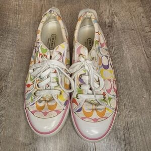 Coach Multicolor Logo Sneakers